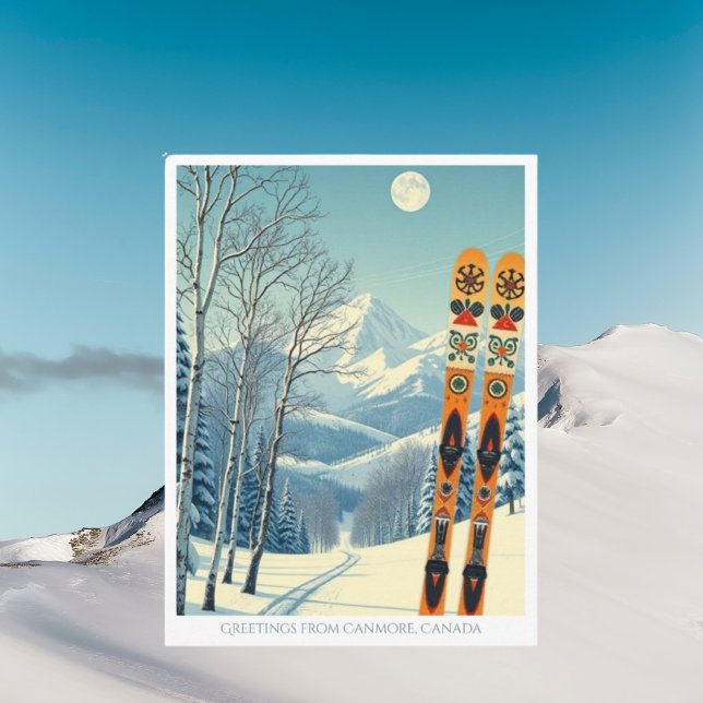 Canmore Alberta Canada ski resort Postcard (Creator Uploaded)