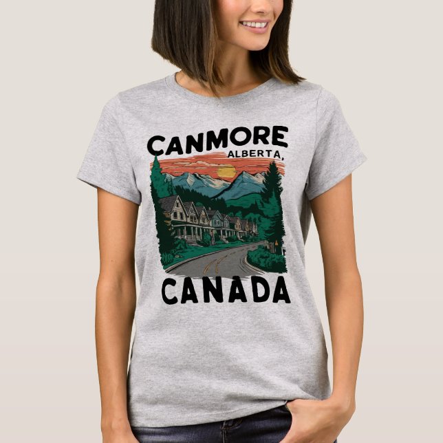 Canmore Alberta, Canada. T-Shirt (Front)