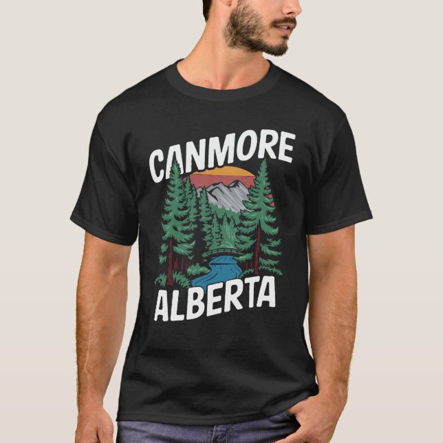 Canmore alberta, mountain town. T-Shirt (Front)