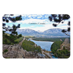 Canmore, Canada scenic photograph Magnet