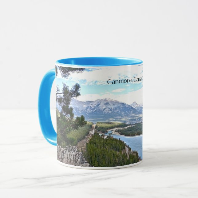 Canmore, Canada scenic photograph Mug (Front Left)