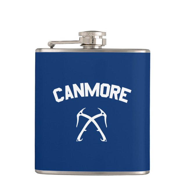 Canmore Ice Climbing Hip Flask (Front)