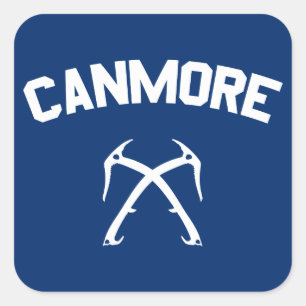 Canmore Ice Climbing Square Sticker