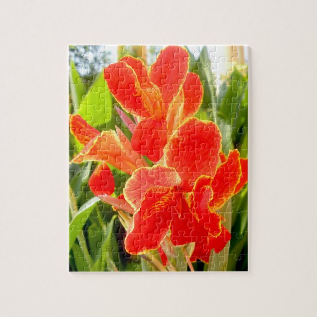 Canna Lilies Puzzle (Vertical)
