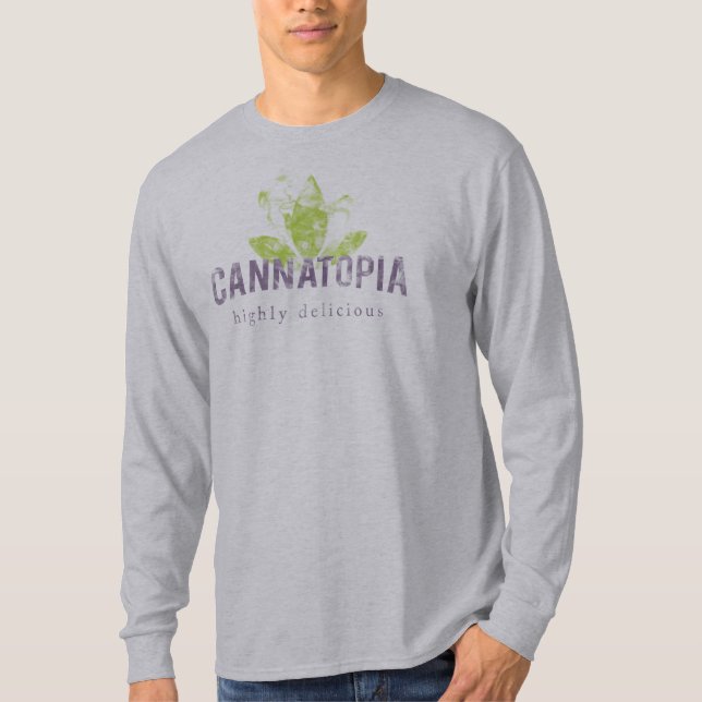 Cannatopia Men's Long Sleeve Shirt (Front)