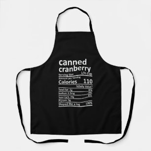 Canned Cranberry Nutrition Thanksgiving Food Facts Apron