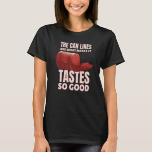 Canned Cranberry Sauce Jellied Happy Thanksgiving  T-Shirt