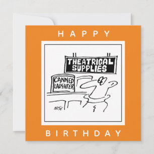 Canned Laughter Theatrical Cartoon Card