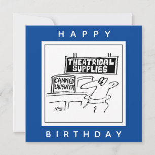 Canned Laughter Theatrical Cartoon Card