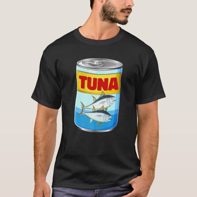 Canned Tuna Bluefin Tuna Fishing Premium T-Shirt (Front)