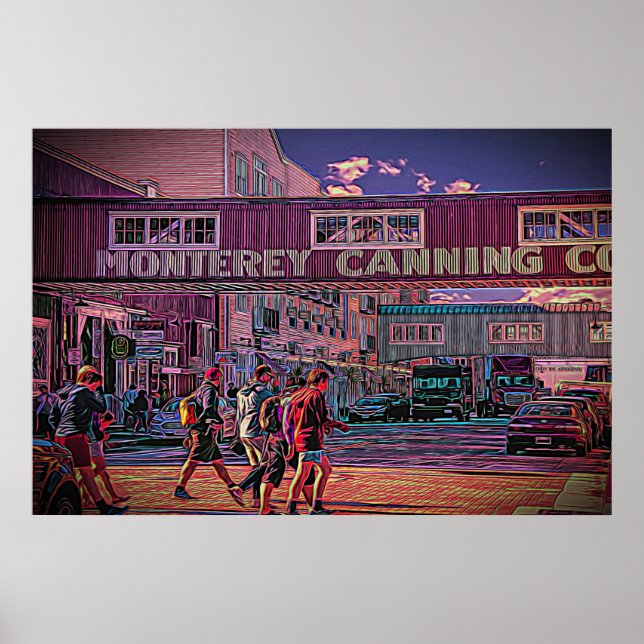 Cannery Row, on a poster (Front)