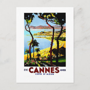 Cannes and Cote D'Azur Vintage Poster Cards