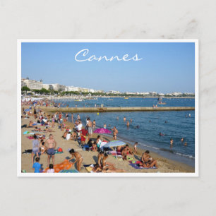 cannes beachside postcard