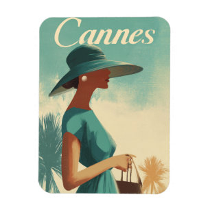 Cannes fashion vintage magnet