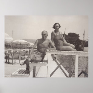 Cannes, France in 1930s Poster