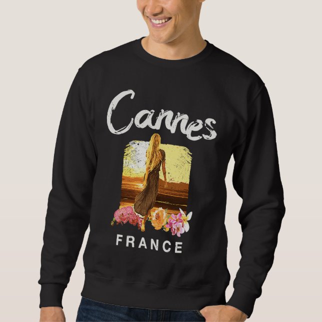 Cannes France Vintage Sweatshirt (Front)
