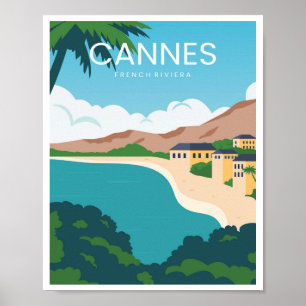 Cannes French Riviera Poster