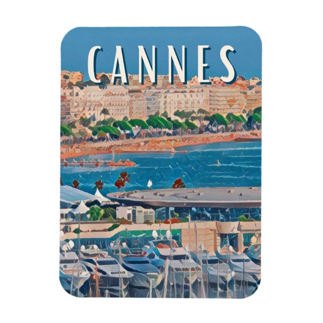 Cannes Photo Vintage  Magnet (Vertical)