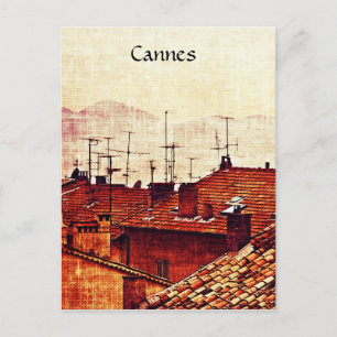 Cannes, Provence rooftops Postcard