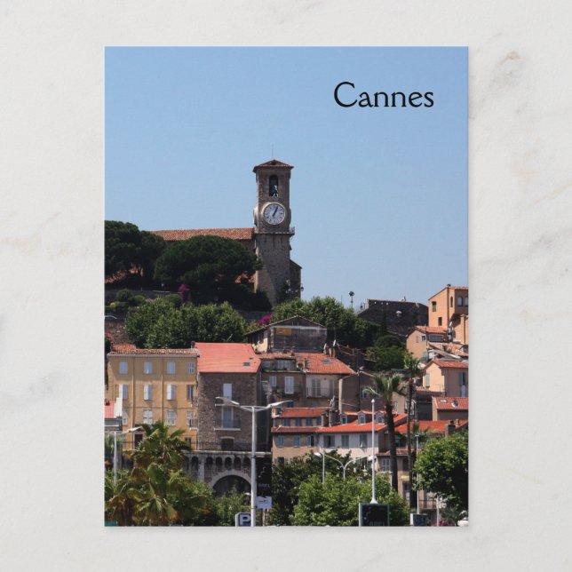 Cannes, Provence rooftops Postcard (Front)
