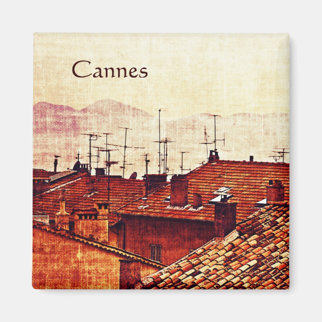 Cannes rooftops magnet (Front)