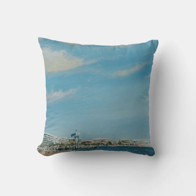 Cannes Sea Front 2014 Cushion (Front)