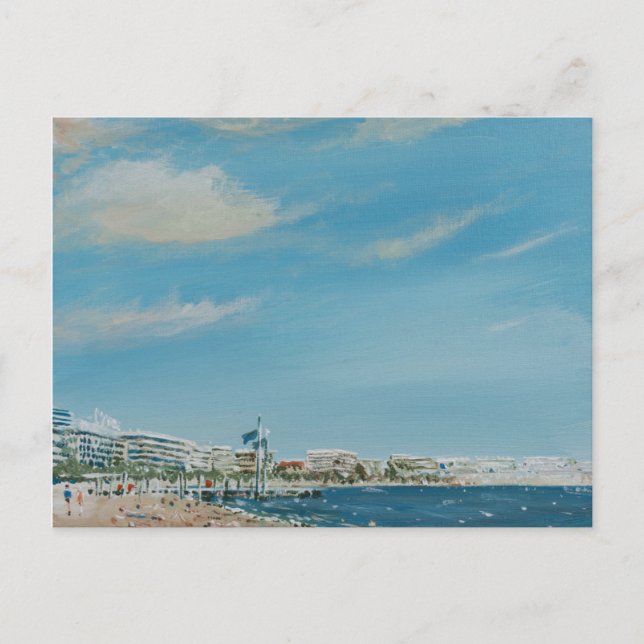 Cannes Sea Front 2014 Postcard (Front)