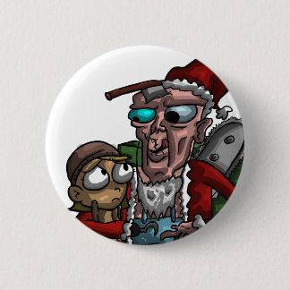 Cannibal Claus 6 Cm Round Badge