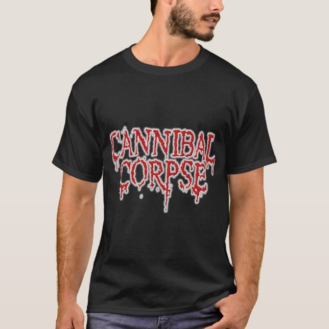 Cannibal Corpse Sticker T-Shirt (Front)