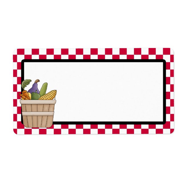 Canning Label (Front)