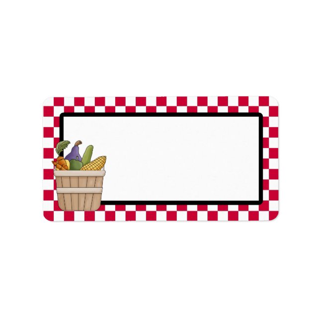 Canning Label Label (Front)