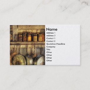 Canning - Old country kitchen Business Card