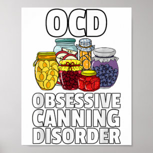 Canning Season Gift Jar Pickling Gardener _1 Poster