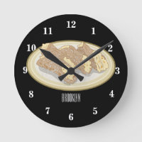 Cannoli cartoon illustration