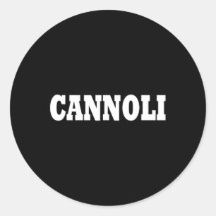 Cannoli Costume Halloween Classic Round Sticker