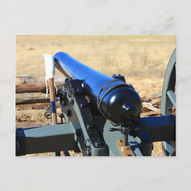 Cannon And A Ramrod Postcard (Front)
