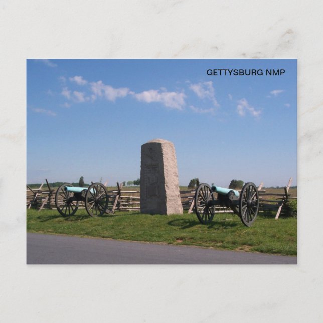 CANNON BATTERY POSTCARD (Front)