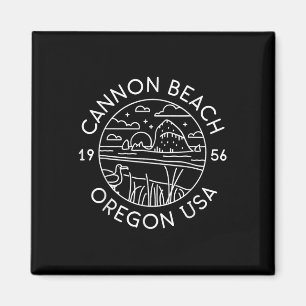 Cannon Beach 1956 Oregon Clatsop Magnet