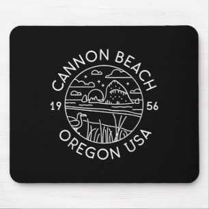 Cannon Beach 1956 Oregon Clatsop Mouse Pad