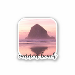 Cannon Beach Custom Pink Sunset