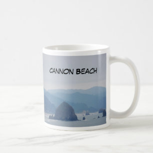 Cannon Beach Haystack in the mist Coffee Mug