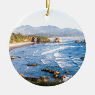 Cannon Beach Oregon Ceramic Ornament