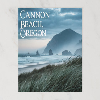 Cannon Beach Oregon Coastal Landscape Postcard