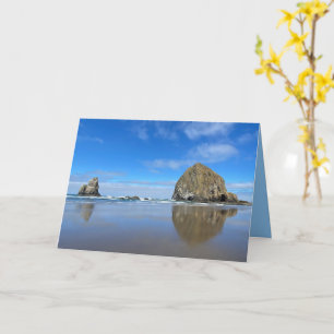 Cannon Beach Oregon Haystack Rock Card