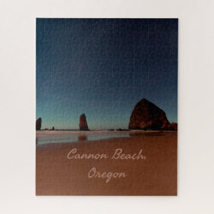 Cannon Beach Oregon Haystack Rock Jigsaw Puzzle