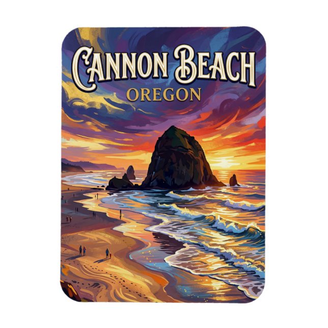 Cannon Beach Oregon Magnet (Vertical)
