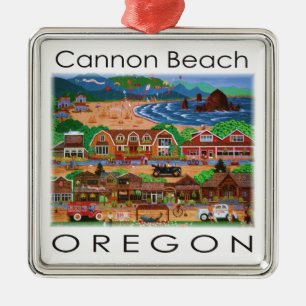 Cannon Beach ~ Oregon Metal Ornament