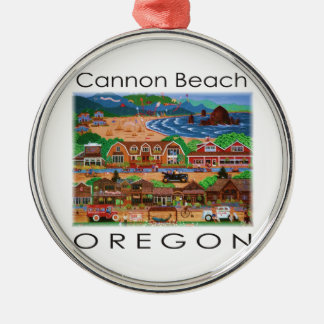 Cannon Beach ~ Oregon Metal Tree Decoration