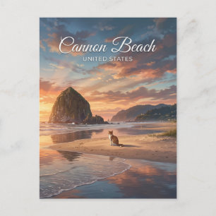 Cannon Beach Oregon Postcard