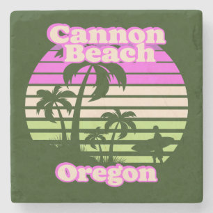Cannon Beach,Oregon Stone Coaster